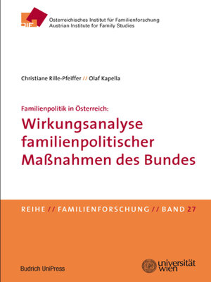 cover image of Familienpolitik in Österreich